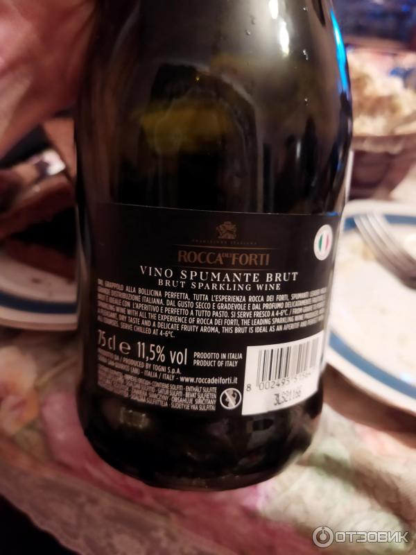 Игристое вино Rocca dei Forti Brut фото