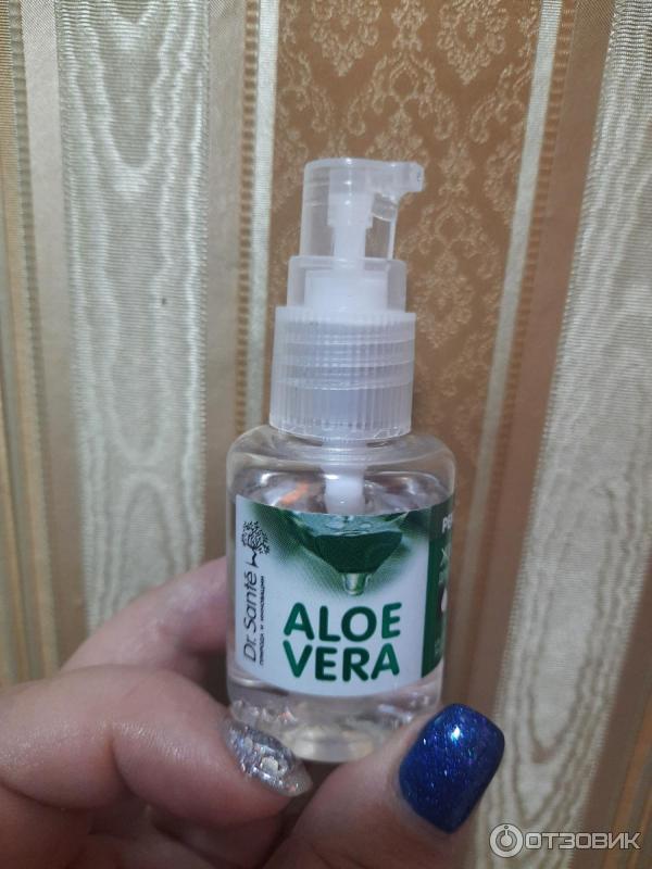 Средство для посеченных кончиков волос Dr. Sante Aloe Vera Жидкий шелк фото