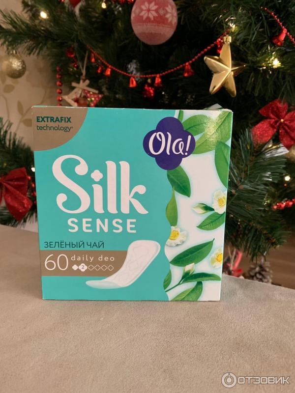 Ежедневные прокладки Ola! Silk Sense DAILY DEO Зеленый чай фото