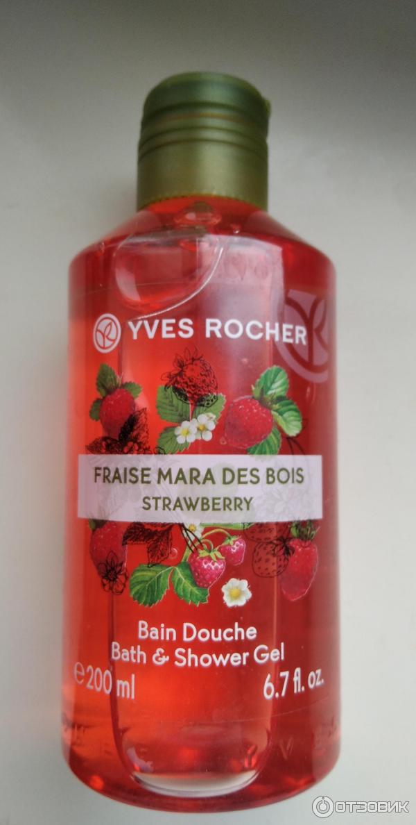 Гель для ванны и душа Yves Rocher Strawberry фото