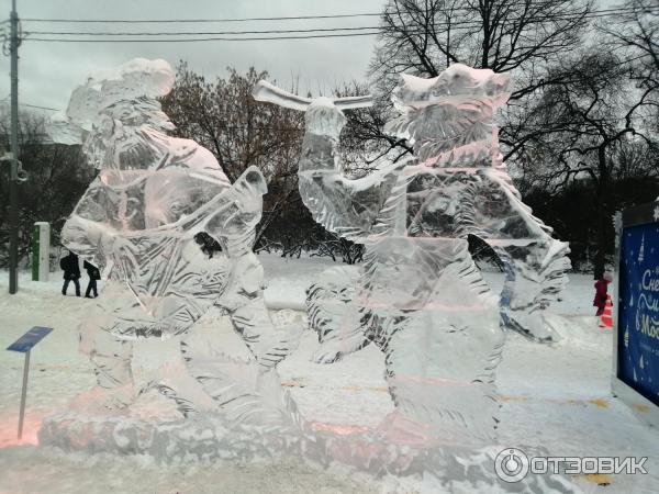 Фестиваль Снег и лед в Парке Горького (Россия, Москва) фото