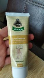 Крем для ног "Лекарь" с мочевиной при натоптышах и сухих мозолях фото
