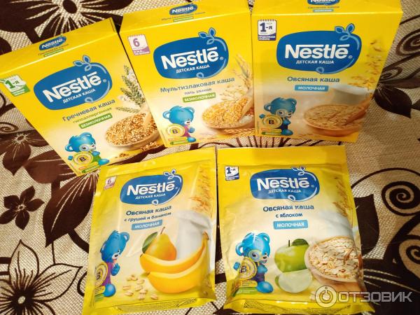 Детские каши Nestle фото