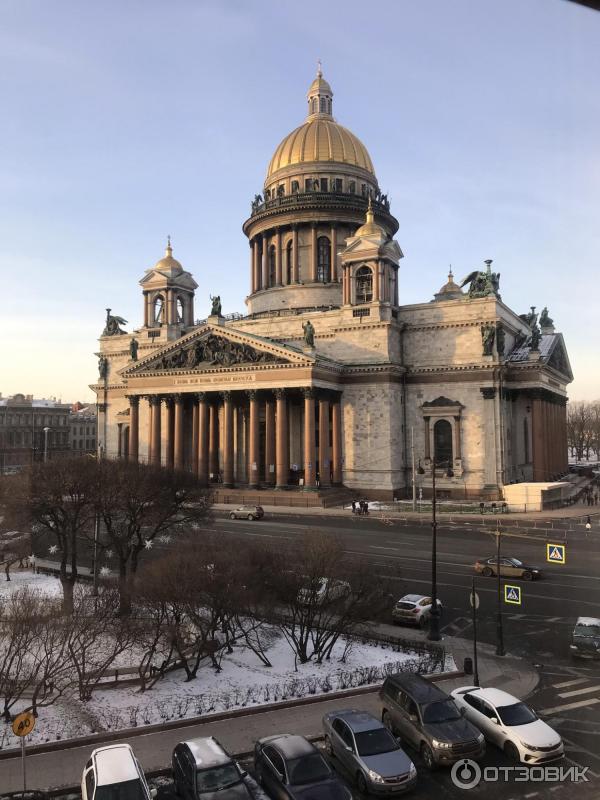 Англетер вид на Исаакиевский собор