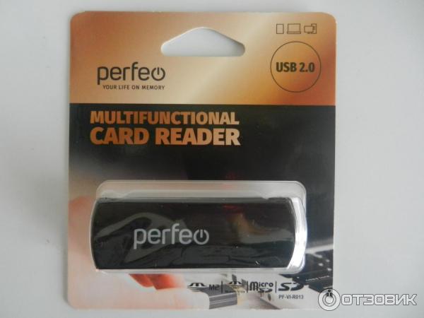 Картридер Perfeo PF-VI-R013 USB 2.0 фото