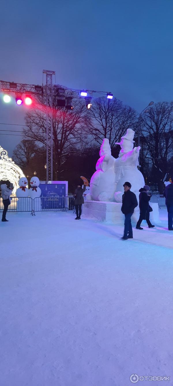 Фестиваль Снег и лед в Парке Горького (Россия, Москва) фото