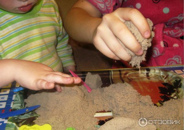 Кинетический песок для детей Kinetic Sand фото