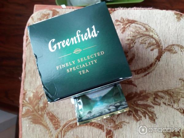 Чай Greenfield Green Ginseng в пирамидках фото