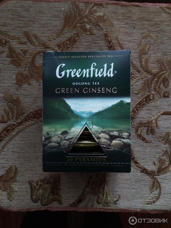 Чай Greenfield Green Ginseng в пирамидках фото