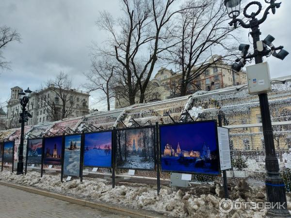 Выставка Зимние истории на Тверском бульваре (Россия, Москва) фото