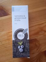 Зубная паста Siberian Wellness Черника и древесный уголь фото