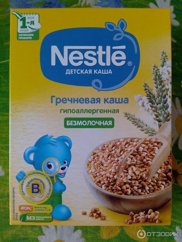 Детские каши Nestle фото