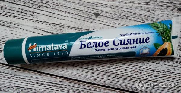 Зубная паста Himalaya Herbals Sparkly White фото