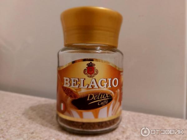 Растворимый сублимированный кофе Интеркафе Belagio Deluxe Caffe фото