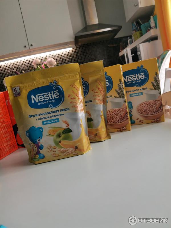 Детские каши Nestle фото