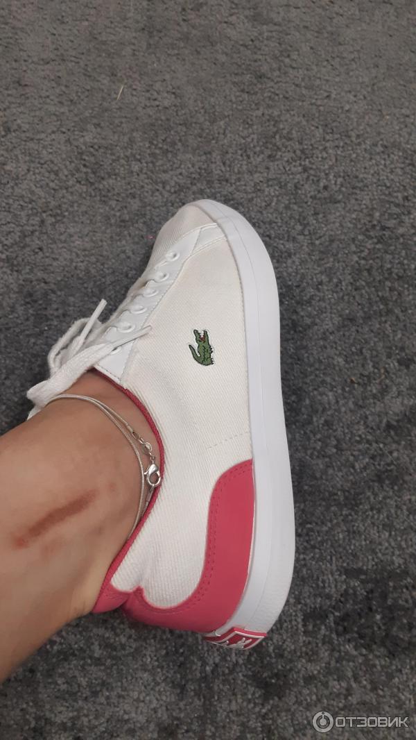 Женские кеды Lacoste фото