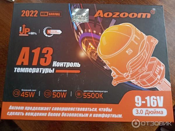 Автомобильные би-светодиодные линзы AOZOOM A13 2022 фото