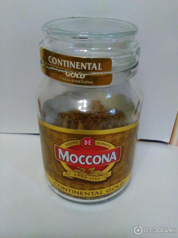 Кофе Moccona Continental Gold растворимый фото