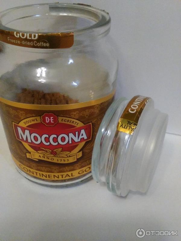 Кофе Moccona Continental Gold растворимый фото