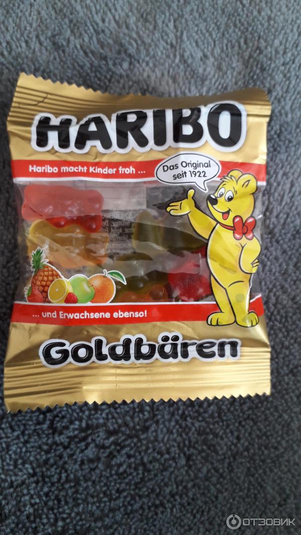 Жевательный мармелад Haribo Золотой мишка фото