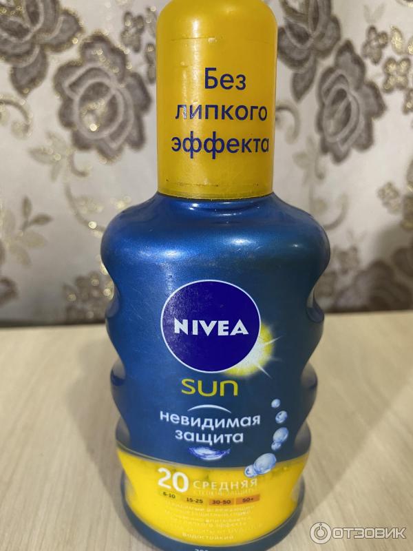 Спрей Nivea Sun 20 невидимая защита фото