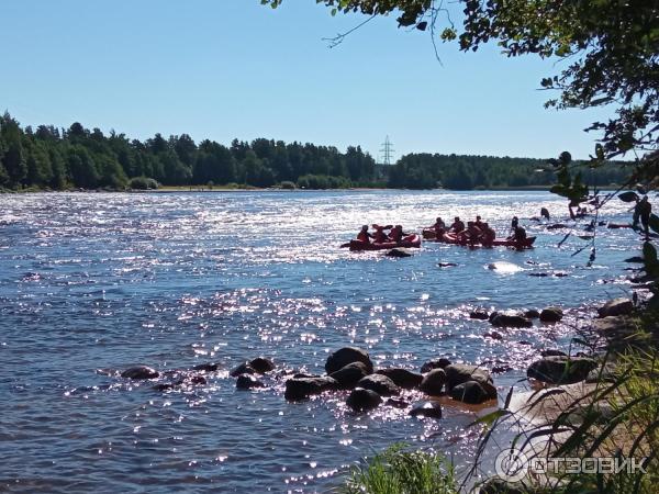 Отдых в Лосево и рафтинг на р. Вуокса (Россия, Ленинградская область) фото