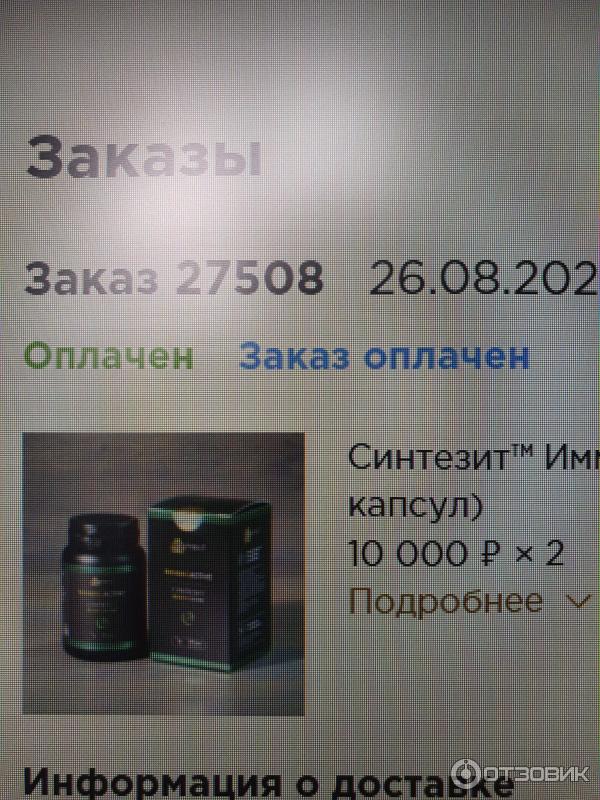 БАД Капсулы Синтезит Железо фото