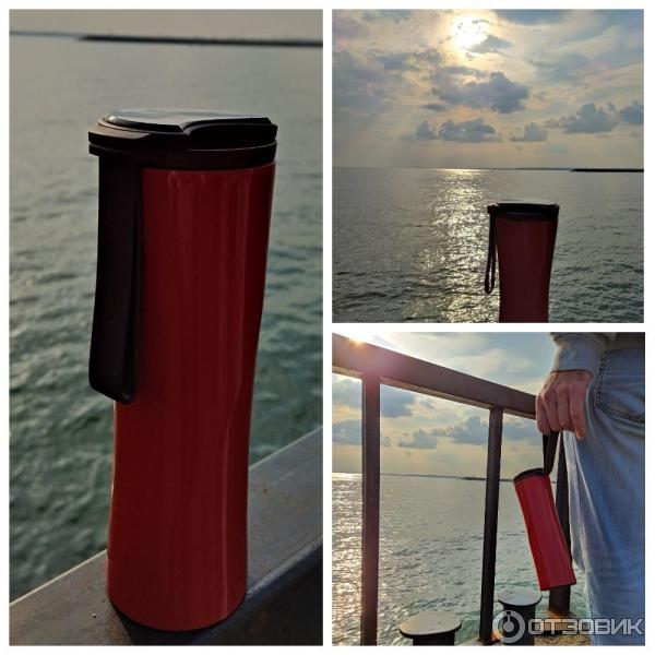 Термокружка Xiaomi KissKissFish MOKA Smart Coffee Tumbler