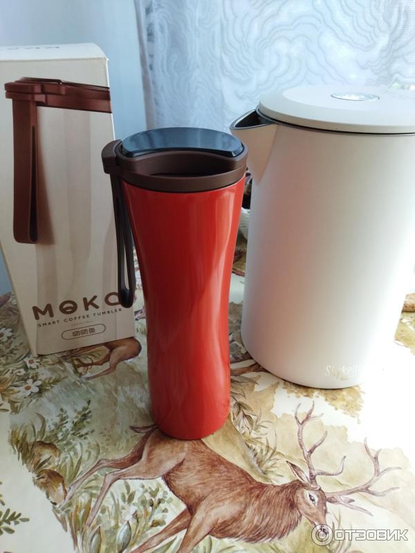 Термокружка Xiaomi KissKissFish MOKA Smart Coffee Tumbler