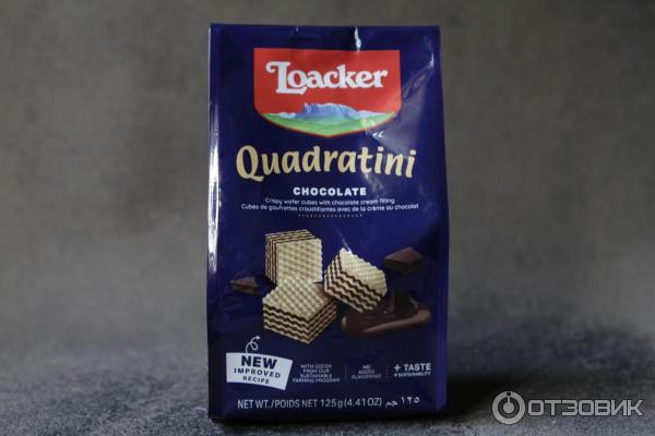 Вафли Loacker Quadratini фото