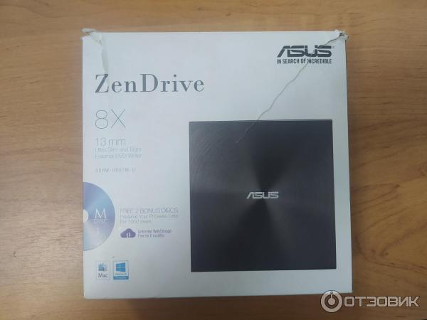 Оптический привод Asus ZenDrive U7M SDRW-08U7M-U