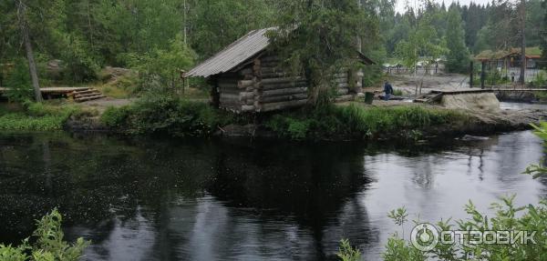 План водопадов Ахинкоски (Рускеальские водопады)