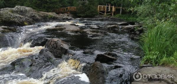 План водопадов Ахинкоски (Рускеальские водопады)