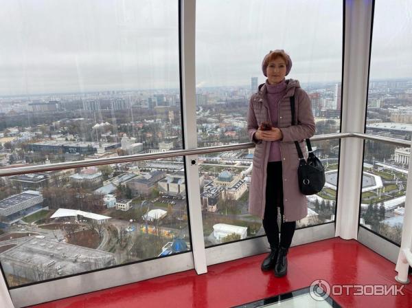 Колесо обозрения Солнце Москвы на территории на территории ВДНХ (Россия, Москва) фото