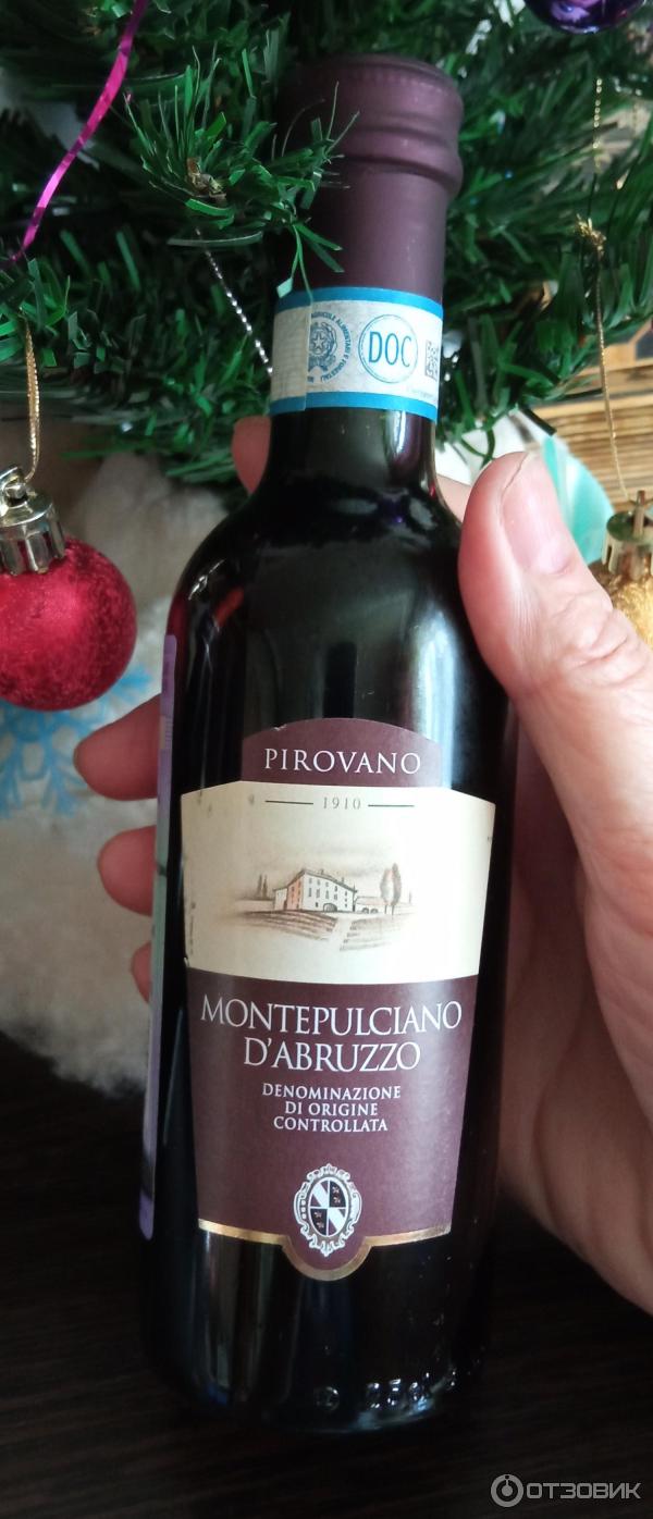 Вино красное сухое Montepulciano d'Abruzzo Doc Pirovano 2017 фото