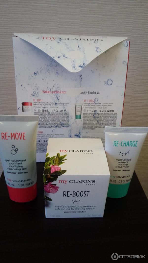 Набор средств ухода для молодой кожи Clarins My Clarins Re-boost фото