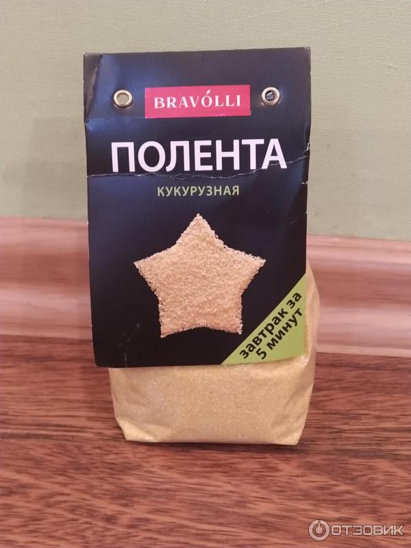 Упаковка кукурузной поленты BRAVOLLI