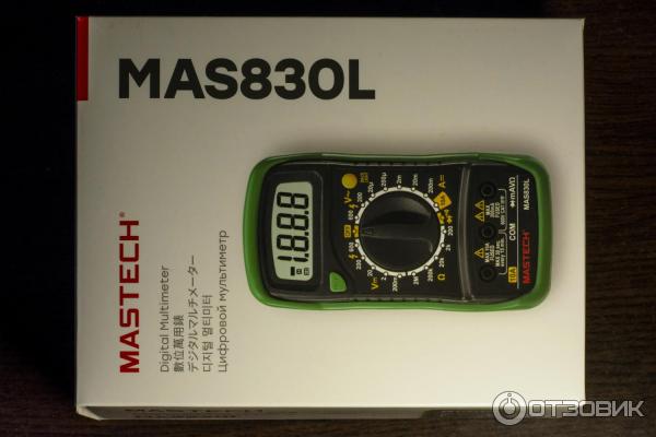 Мультиметр цифровой Mastech Mas830L фото