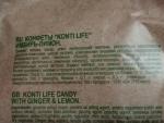 Конфеты Konti Life "Имбирь-лимон" фото