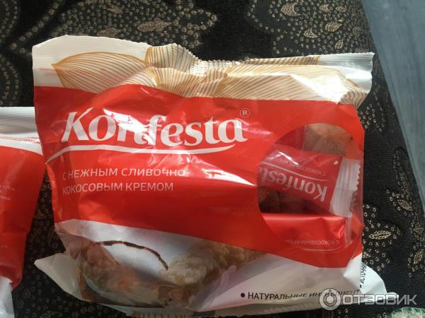 Конфеты konfesta Конфеста с кокосовой начинкой фото