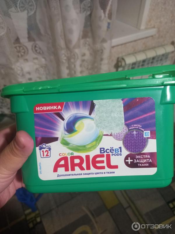 Капсулы для стирки Ariel Pods фото