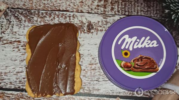 Паста ореховая Milka с добавлением какао фото