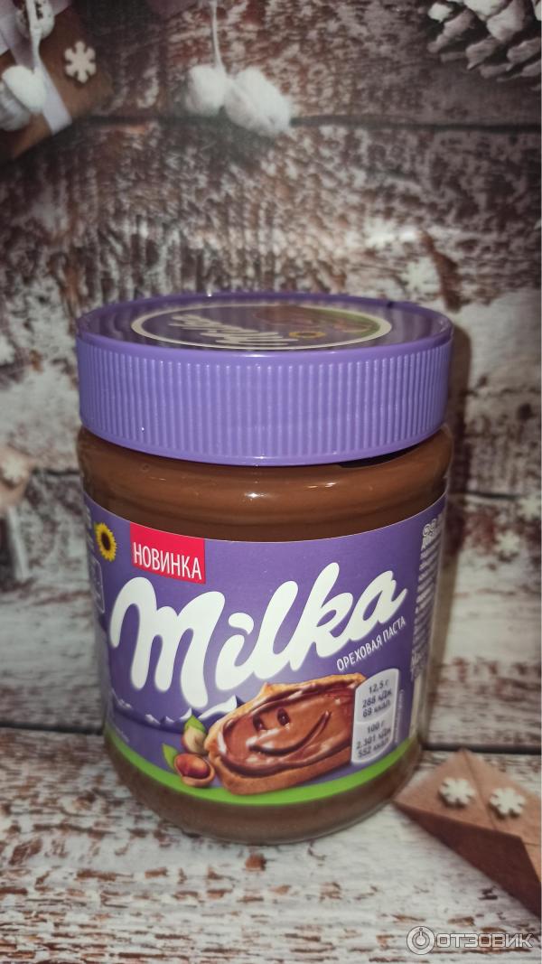 Паста ореховая Milka с добавлением какао фото