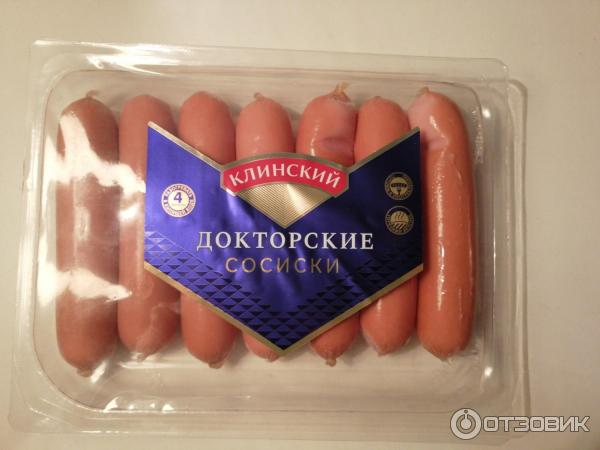 Сосиски Клинский мясокомбинат Докторские фото