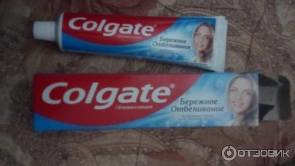 Зубная паста Colgate Бережное отбеливание фото