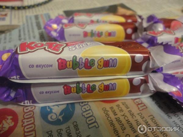 Конфеты Эссен Продакшн Cho ko-te Stick Bubble gum фото