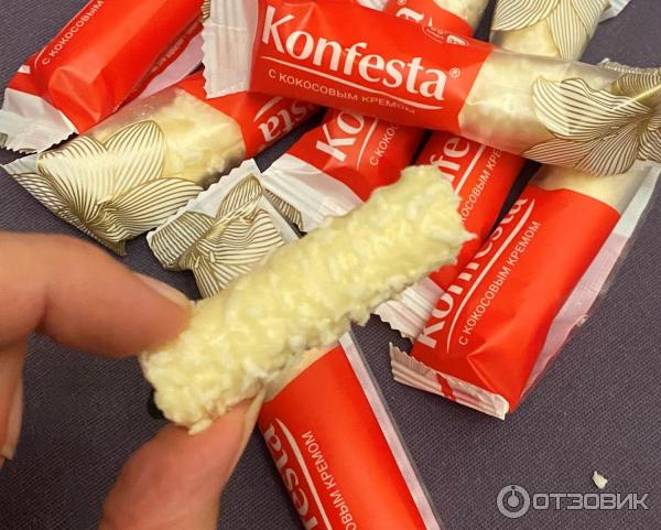 Конфеты konfesta Конфеста с кокосовой начинкой фото