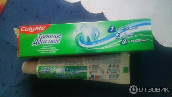 Зубная паста Colgate Тройное действие фото