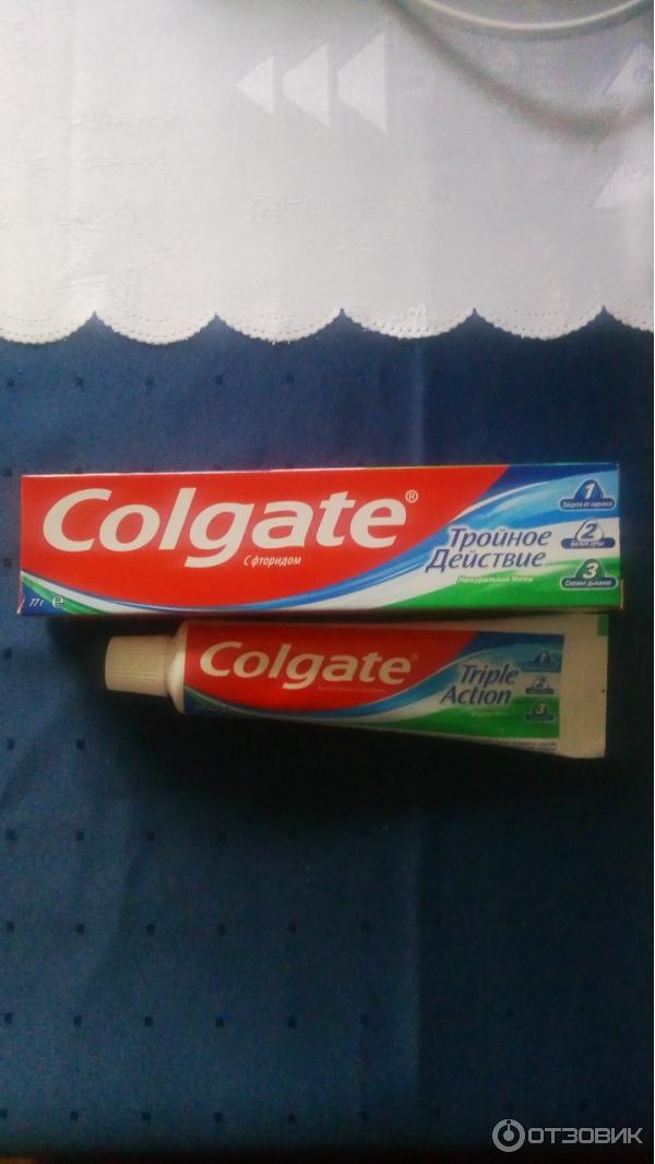 Зубная паста Colgate Тройное действие фото