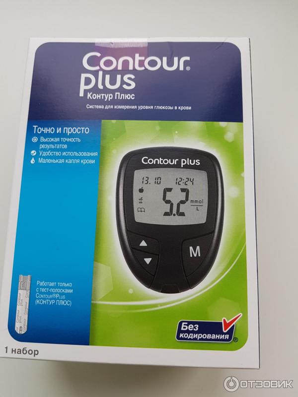 Глюкометр Bayer Contour Plus фото